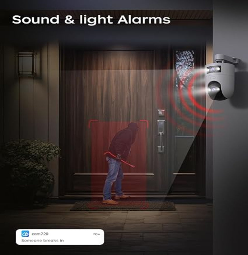 Outdoor camera for home monitoring with live view on mobile device