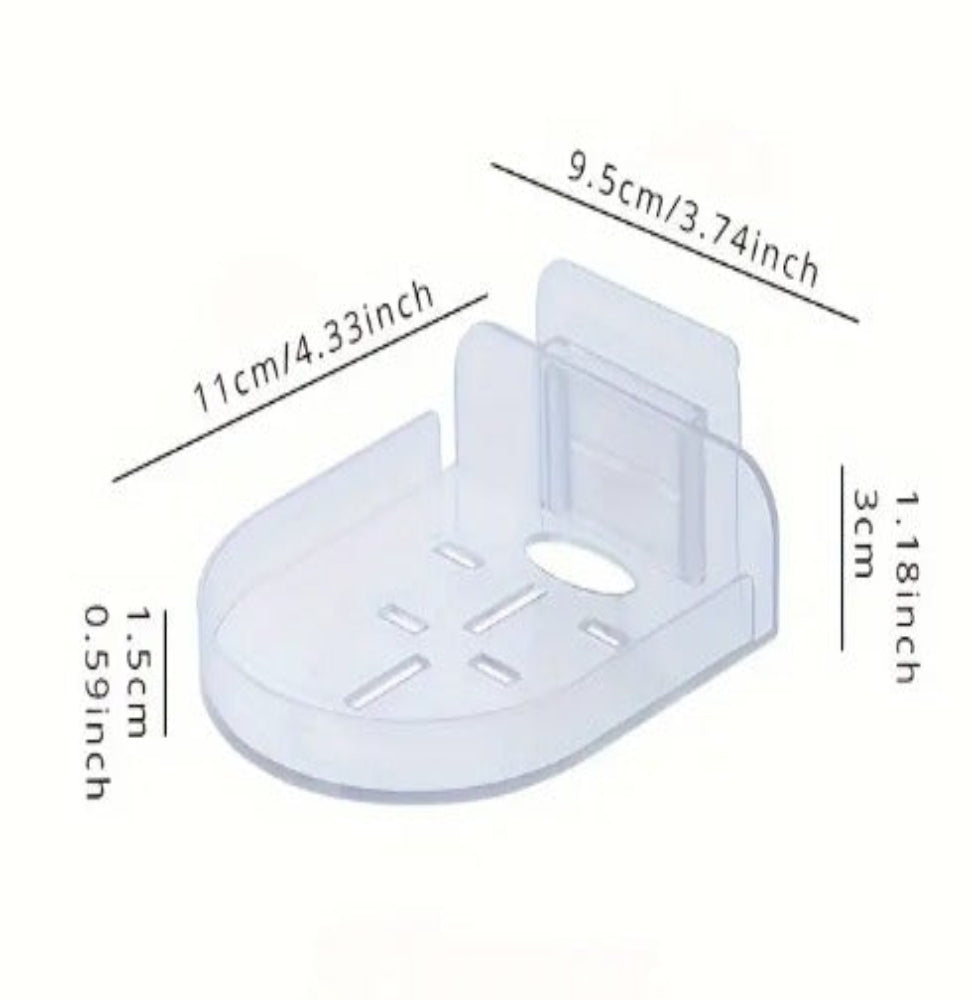 Multipurpose acrylic shelf used for flower vase storage