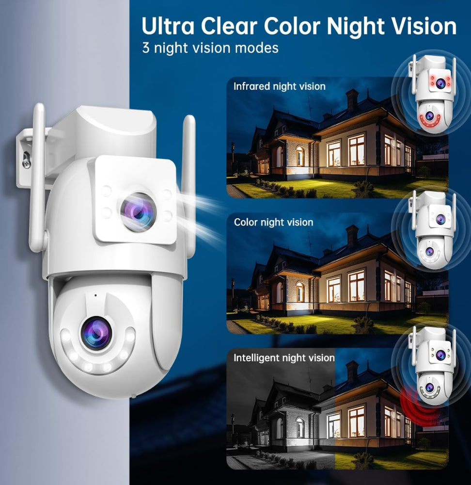 Smart IP camera with motion tracking and two-way audio support